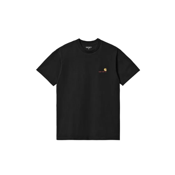 Carhartt WIP American Script Organic T-Shirt (black)
