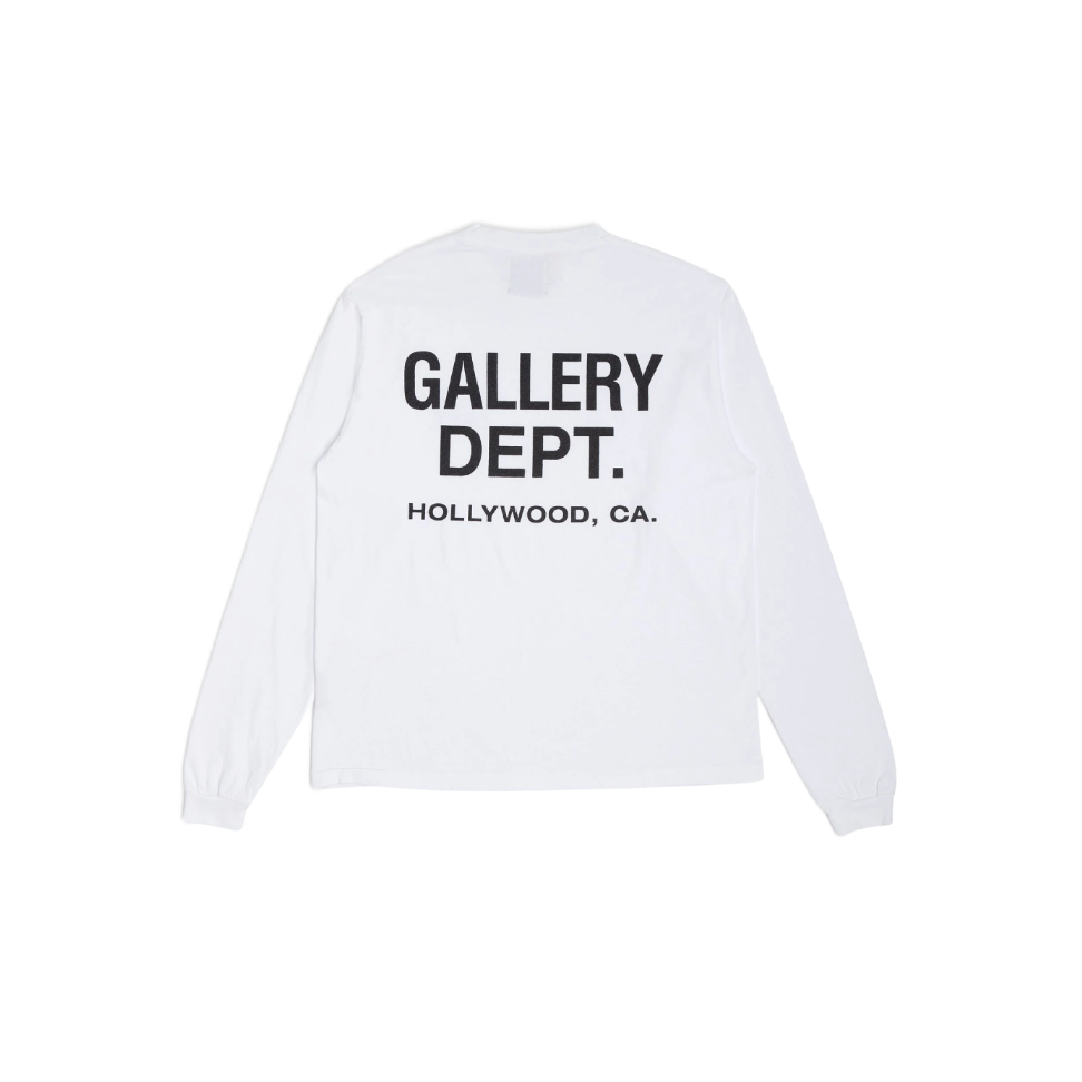 GALLERY DEPT. SOUVENIR LONGSLEEVE TEE WHITE