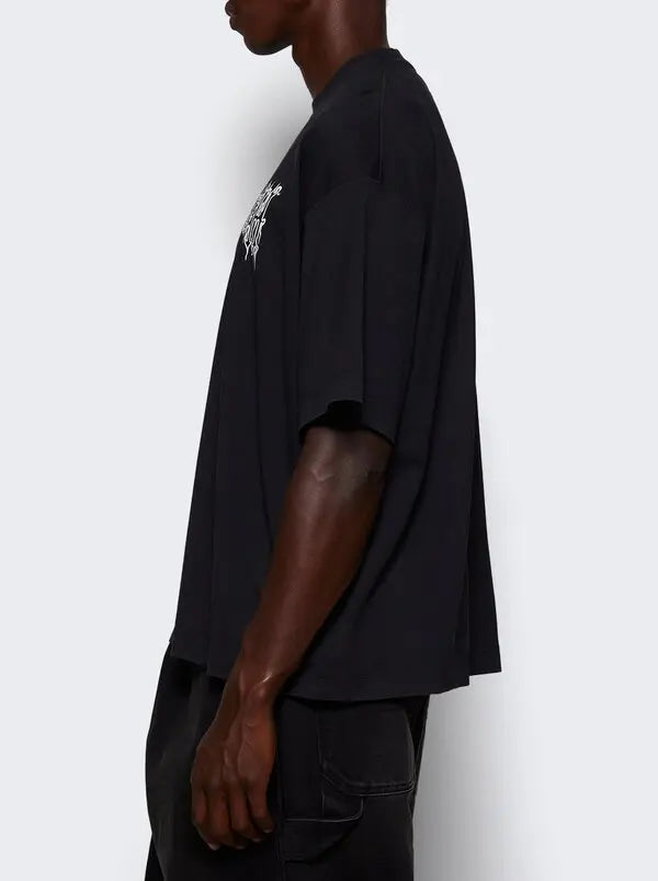 VETEMENTS Cof Logo Regular Tee Washed Black
