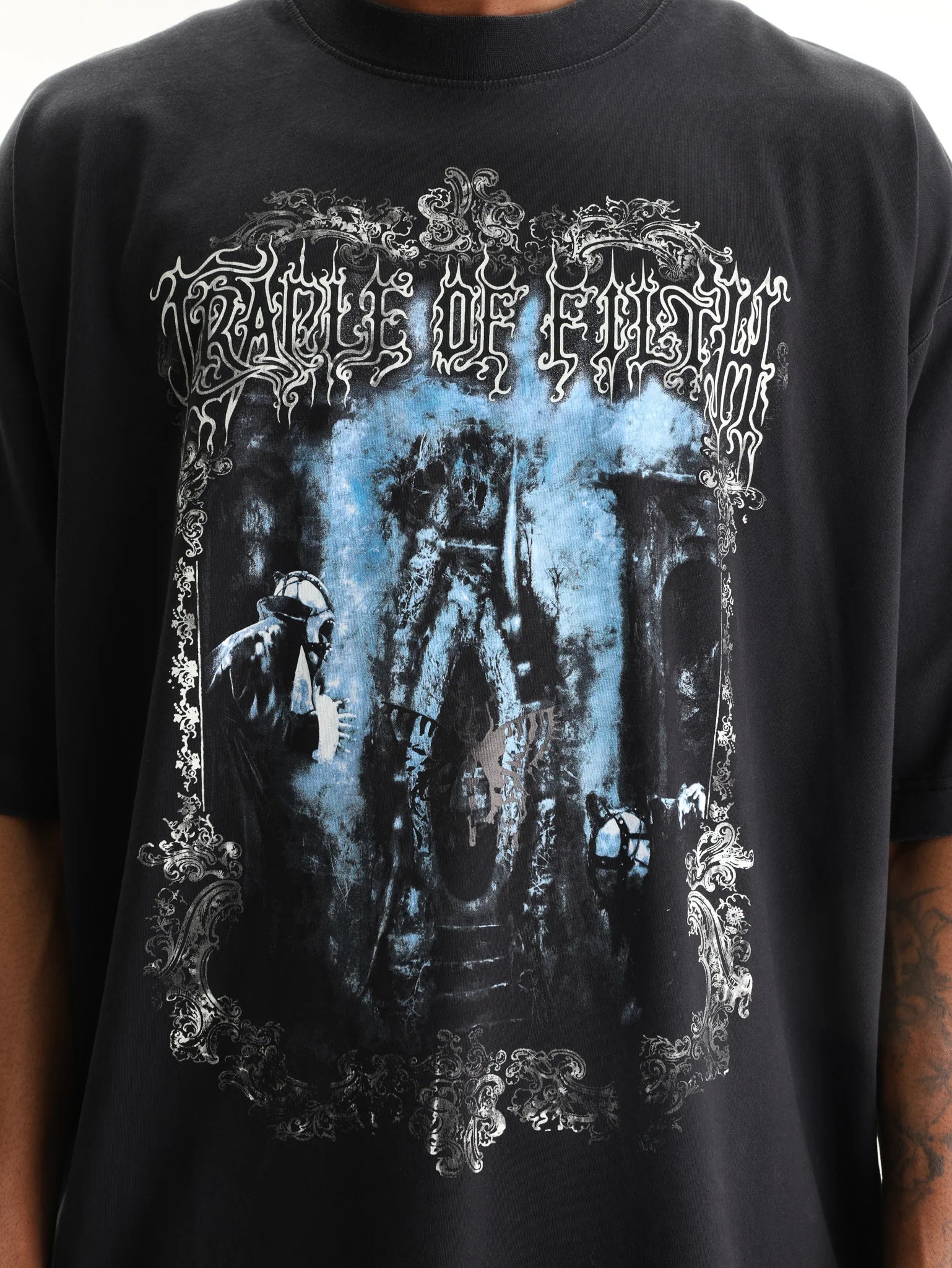 VETEMENTS T-Shirt Cof Butterfly Oversized Black