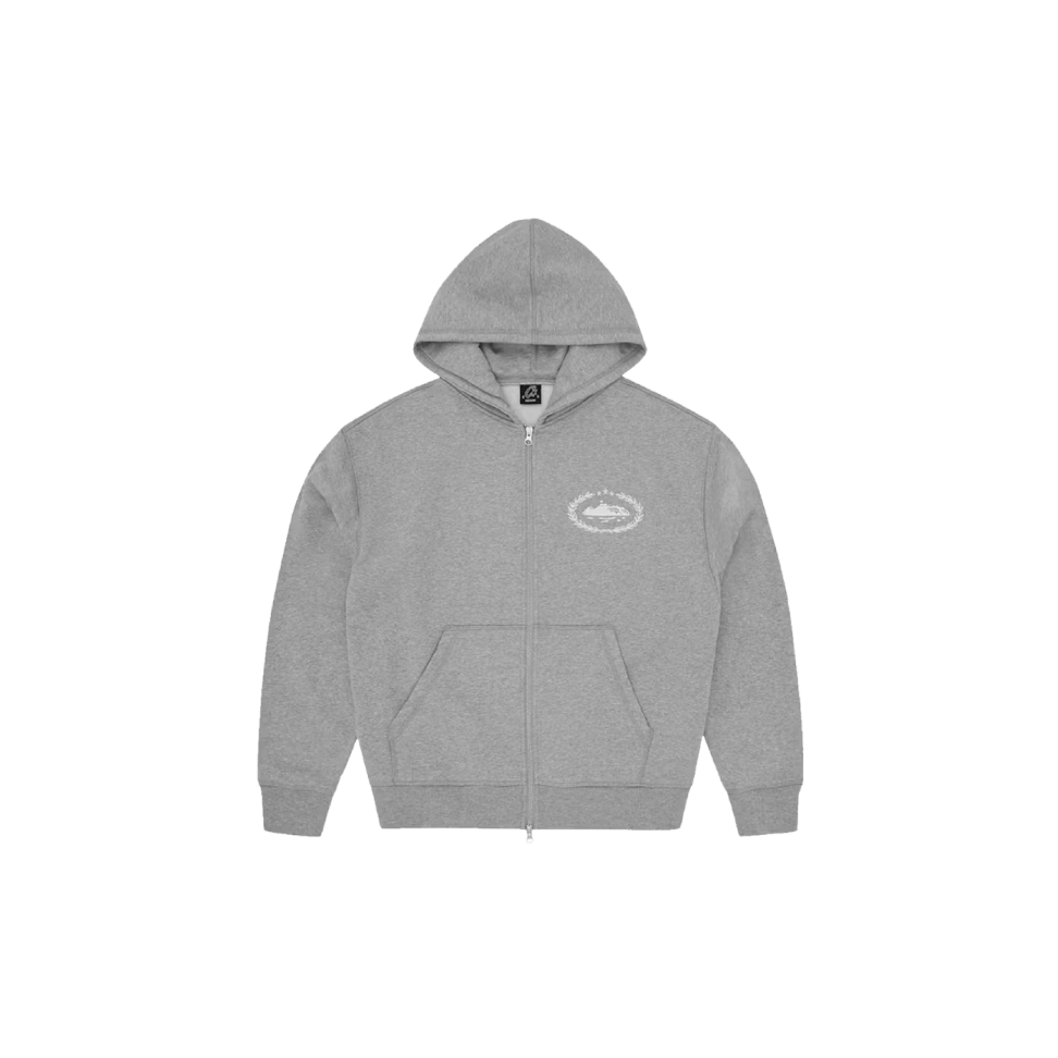 Corteiz RTW Superior Royale Zip Hoodie - Grey