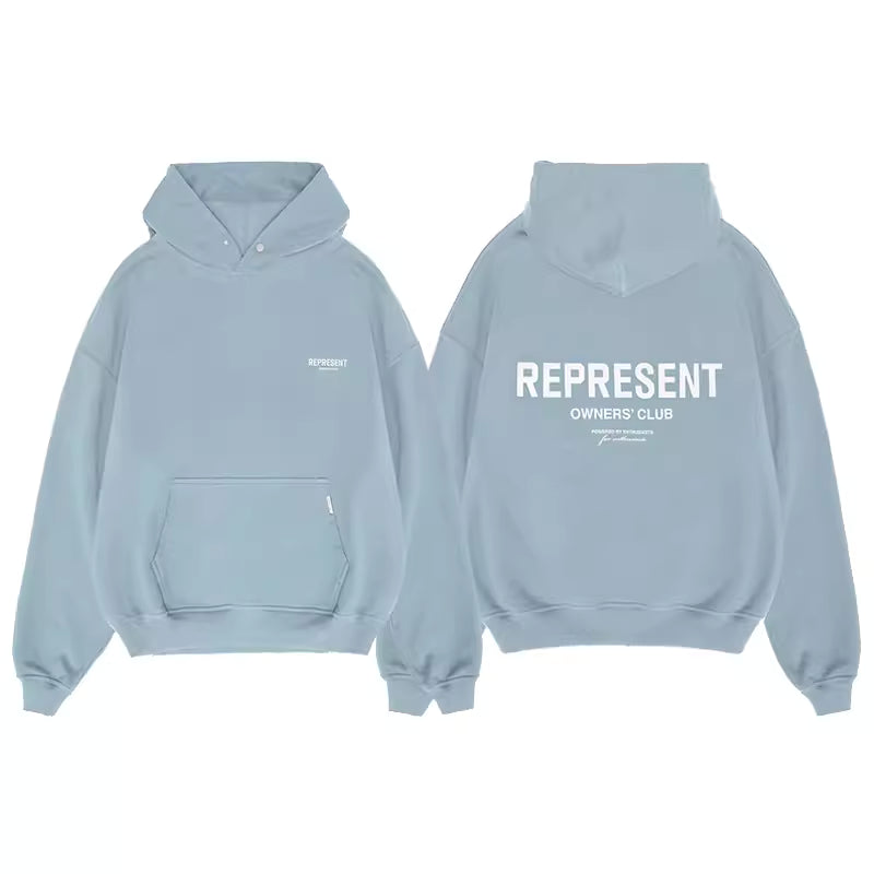 Represet Owner's Club Hoodie I Powder Blue Hoodies