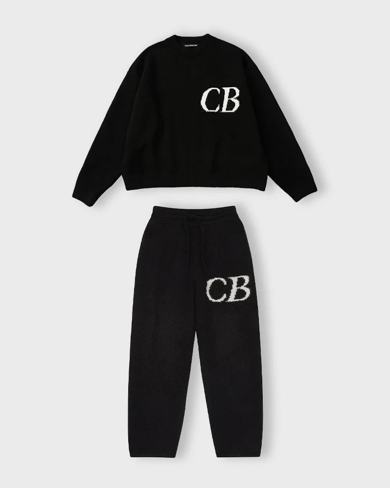 COLE BUXTON Wool-Blend Logo Tracksuits