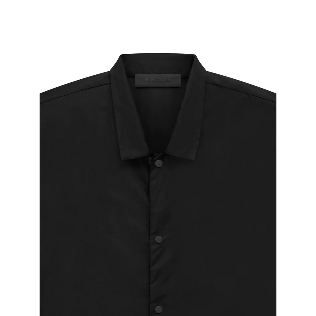 Fear of God Essentials Button Down Shirt 'Jet Black'