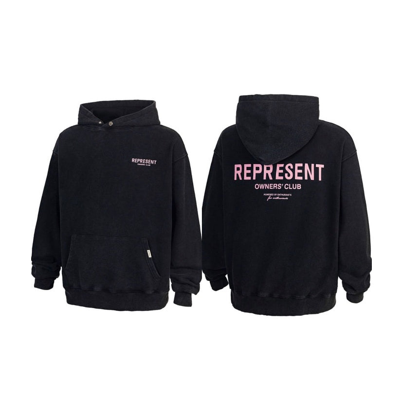 Represent Owner's Club Washed Black and Pink