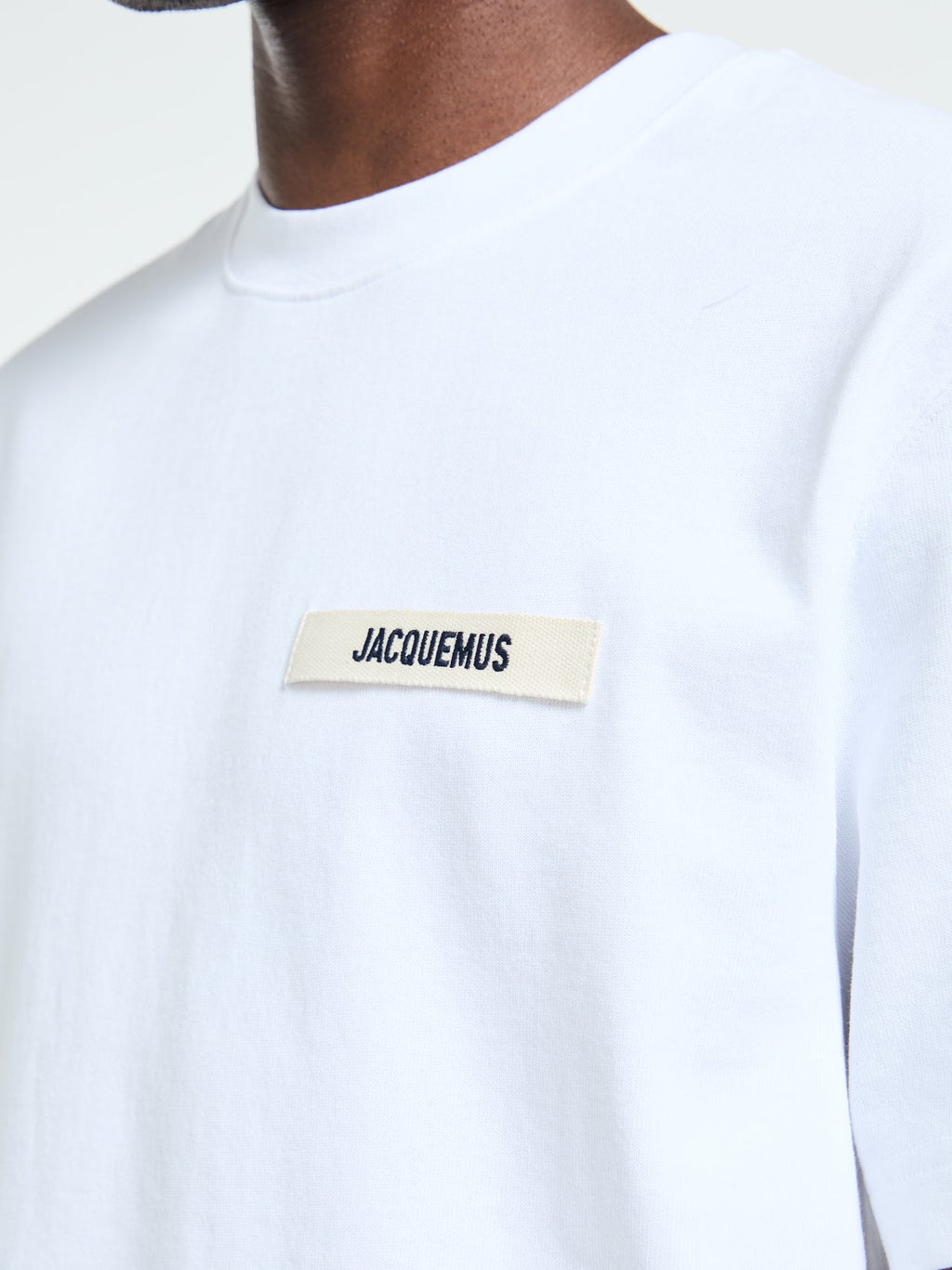 Jacquemus Men's White Logo Band T