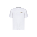 Jacquemus Men's White Logo Band T