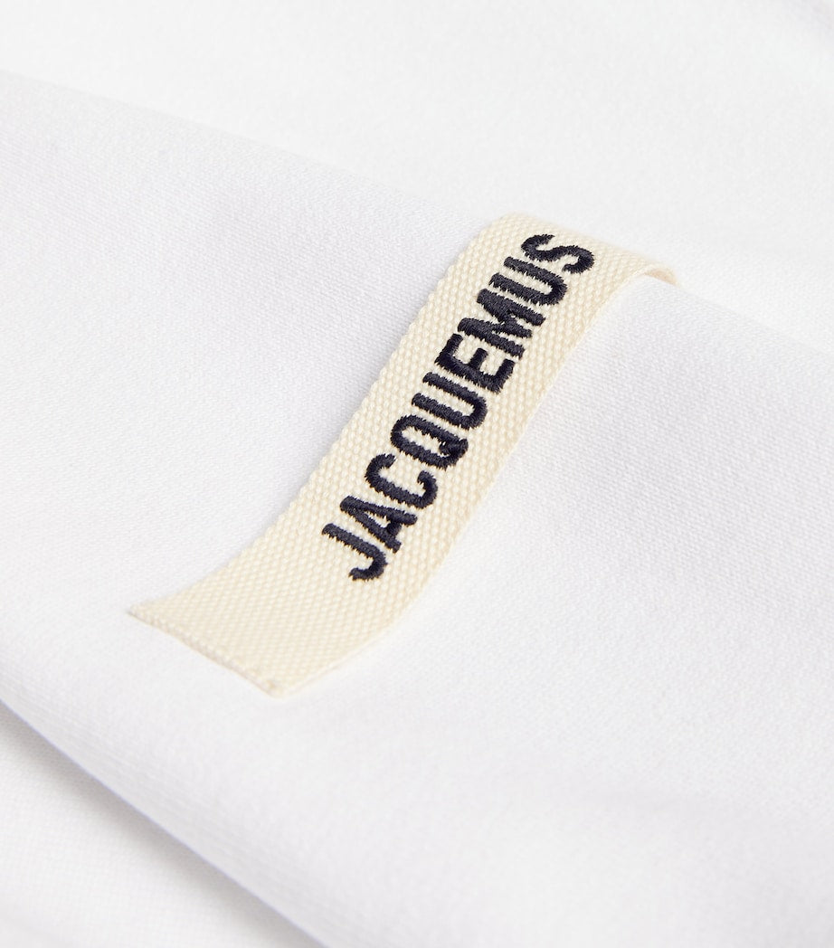 Jacquemus Men's White Logo Band T