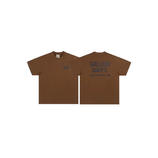 GALLERY DEPT. Gallery Souvenir Short Sleeve Tee Shirt Coffee - Black