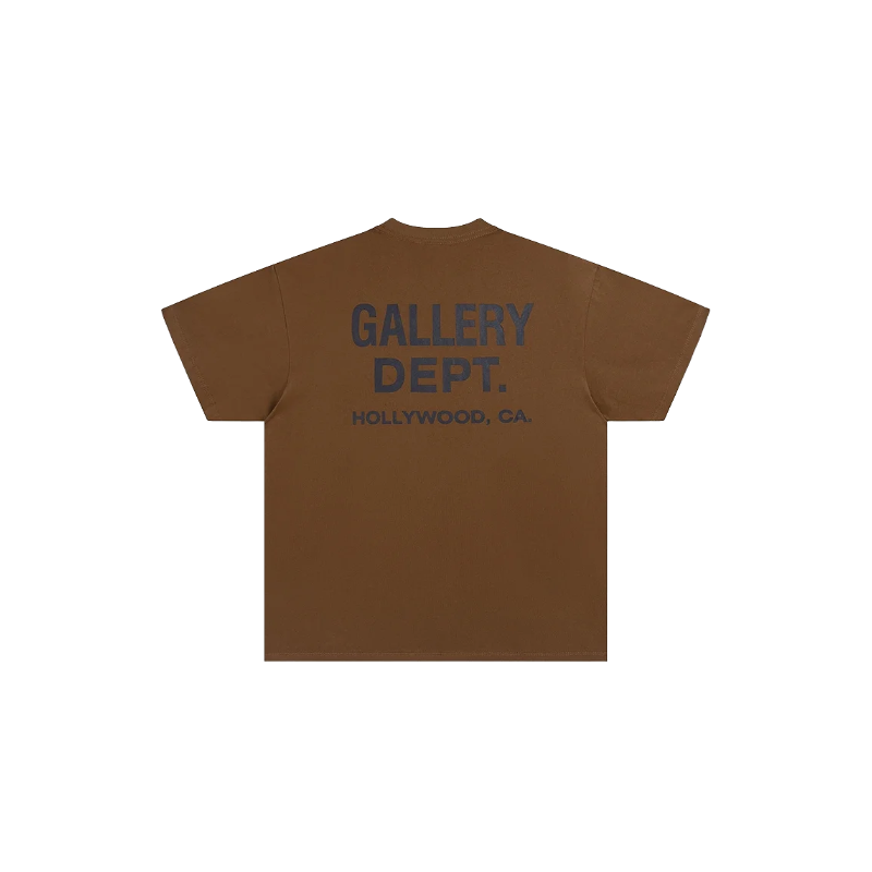 GALLERY DEPT. Gallery Souvenir Short Sleeve Tee Shirt Coffee - Black