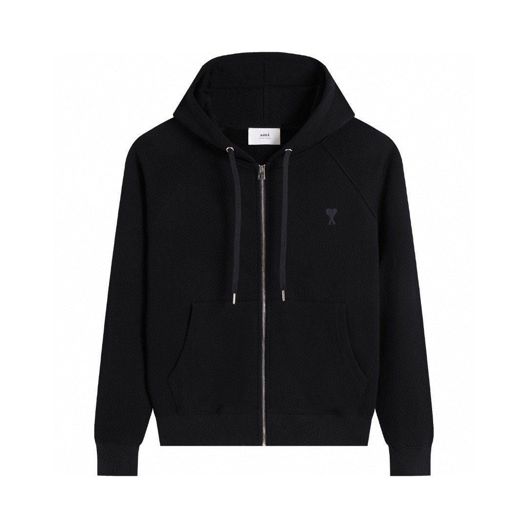Ami Paris Zip Hoodie