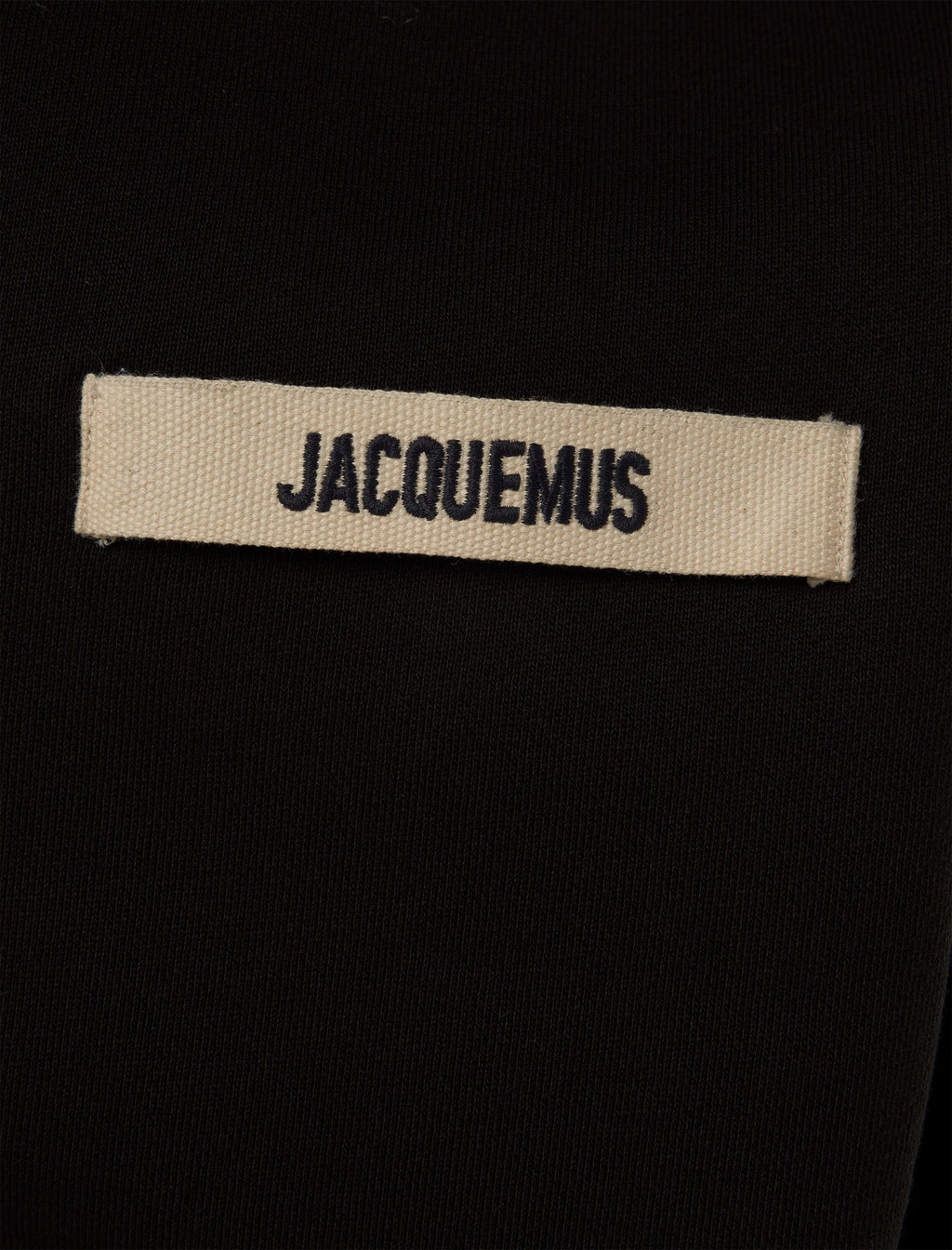 JACQUEMUS Gros Grain Logo Zip-Up Hoodie