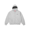 Supreme Thermal Zip Up Hoodie - Grey