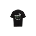 Represent Racing Club Logo Cotton T-Shirt In Jet Black