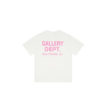 GALLERY DEPT. Gallery Souvenir Short Sleeve Tee Shirt White - Pink