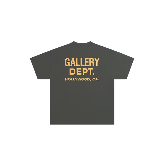 GALLERY DEPT. Gallery Souvenir Short Sleeve Tee Shirt Charcoal Black