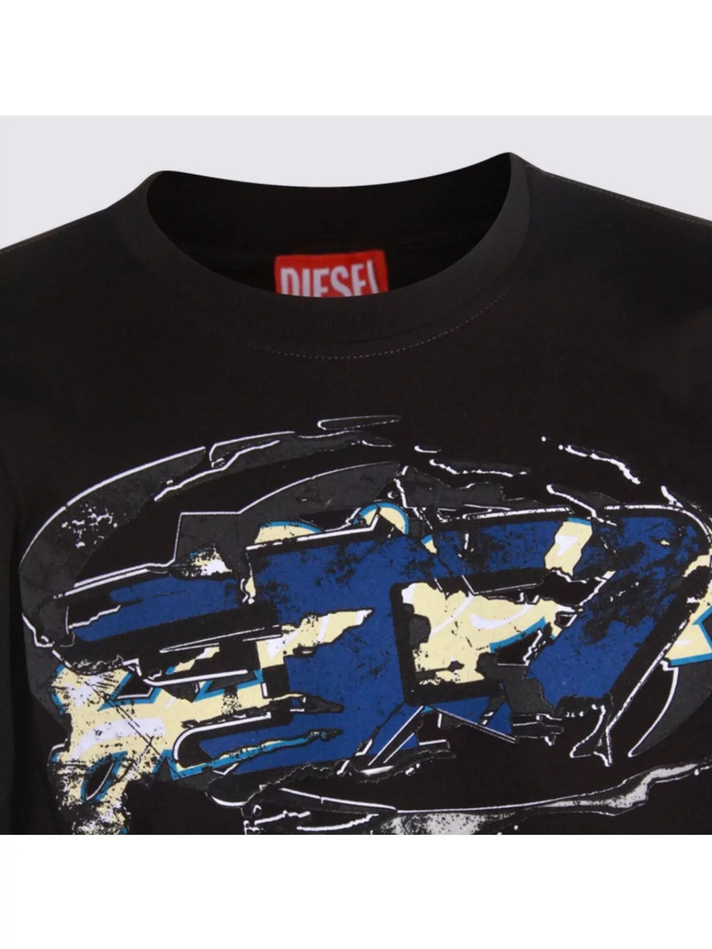 DIESEL Black T-shirt `T-NORM-T11`