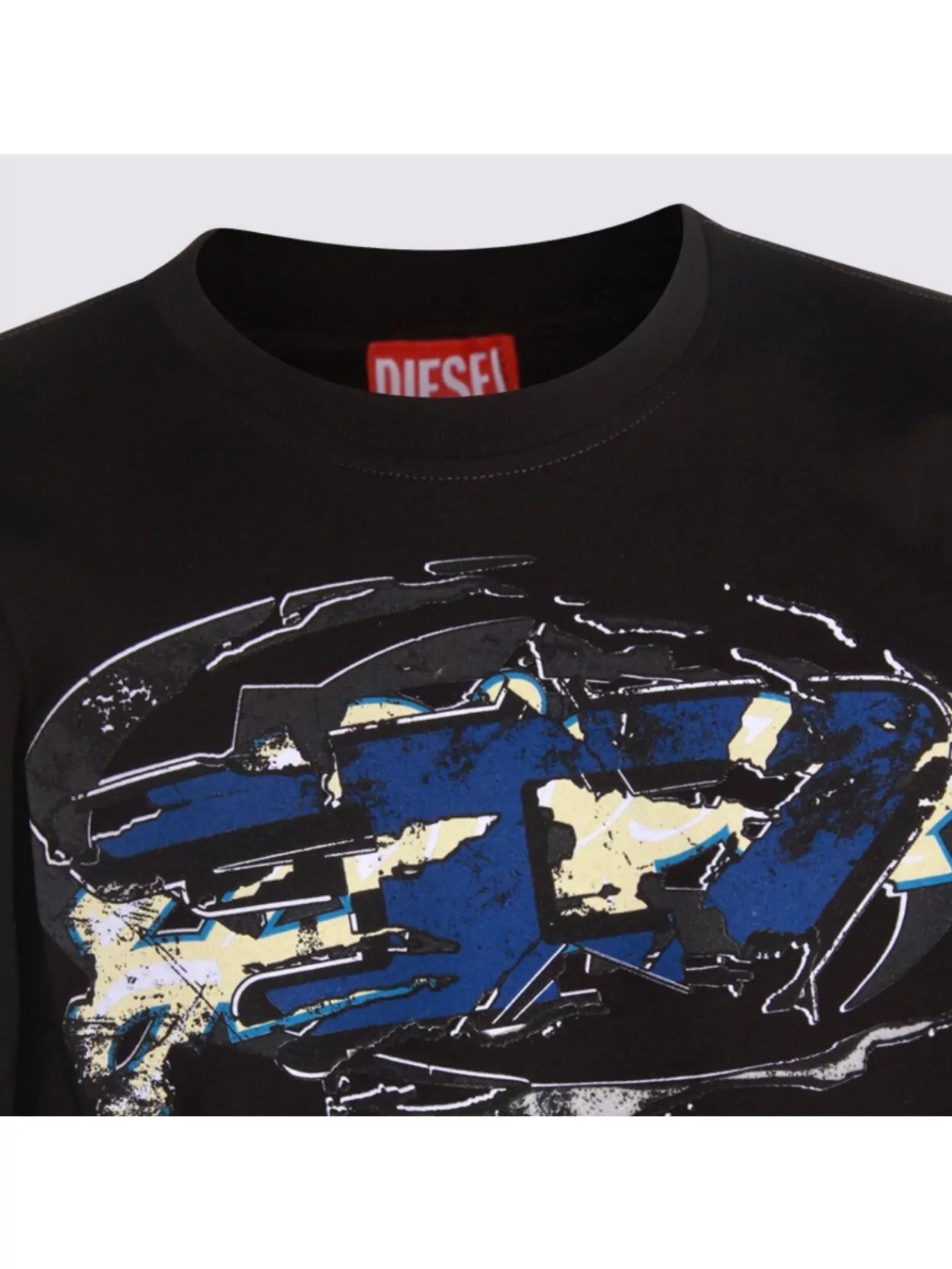 DIESEL Black T-shirt `T-NORM-T11`