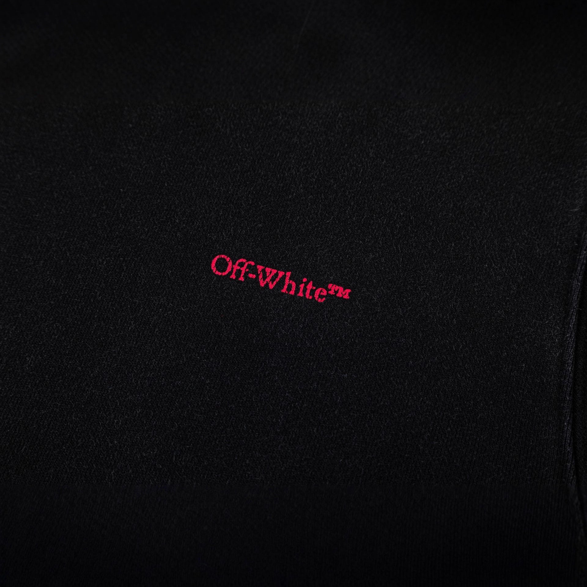 Off-white Bacchus Printed Hooded Cotton Sweatshirt Black