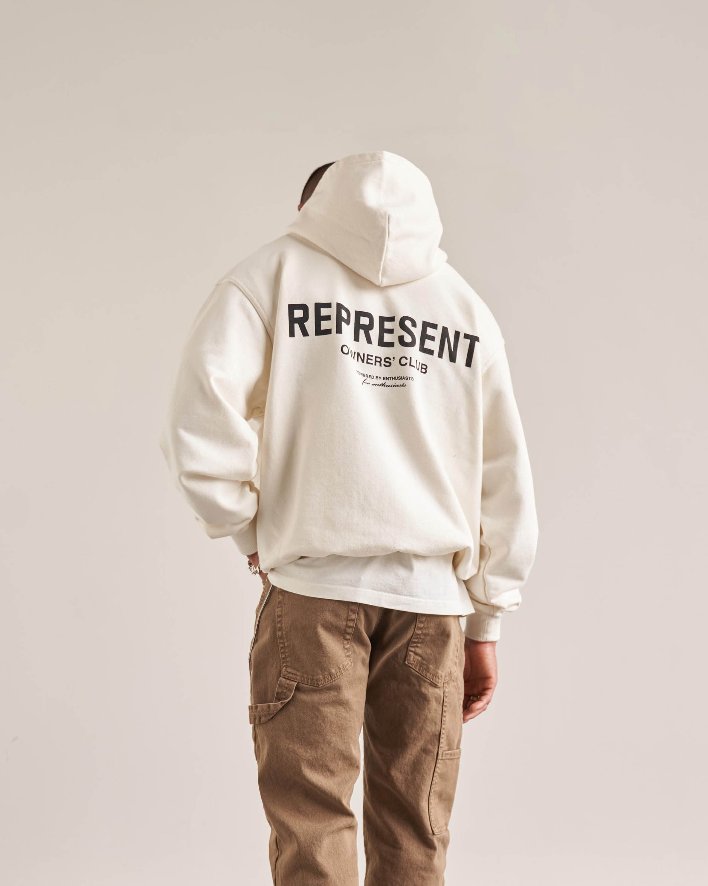 Represent Owners Club Hoodie - White