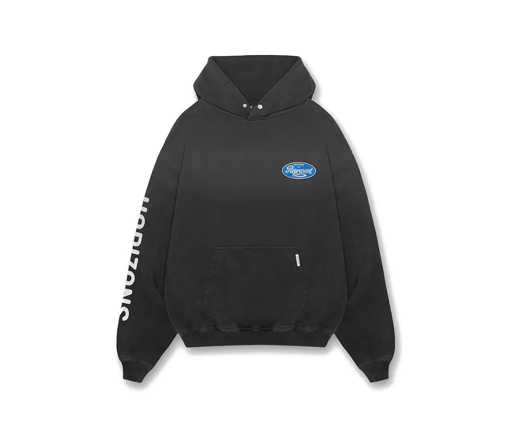 Represent Classic Parts Hoodie Aged Black - Horizonts