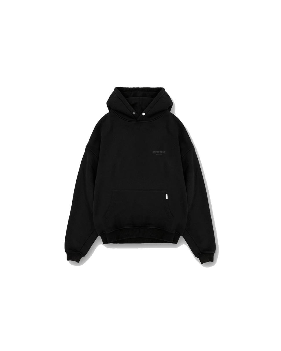 Represent Owners Club Hoodie - Black and Black
