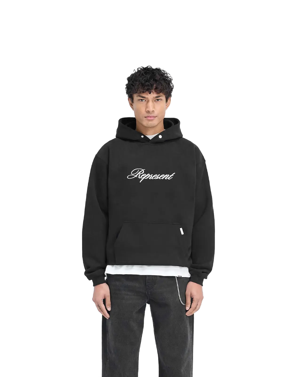 Represent Script Logo Hoodie