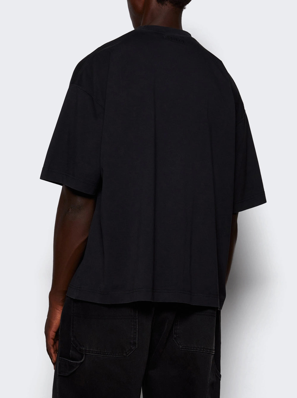 VETEMENTS Cof Logo Regular Tee Washed Black