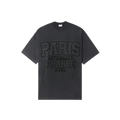 VETEMENTS Oversized T-Shirt im Used-Look in dunkelgrau