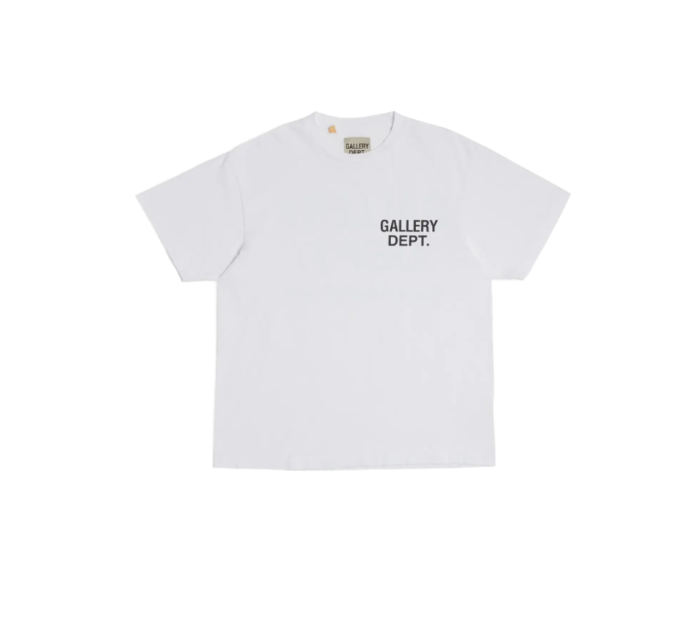 GALLERY DEPT Short Sleeve Tee Shirt White