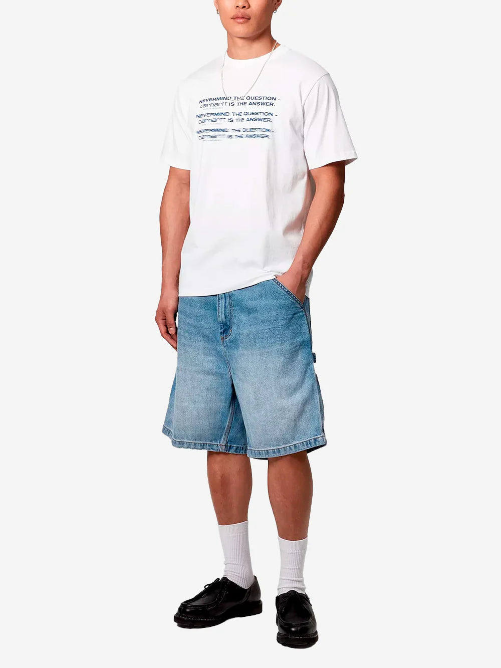 White 'Nevermind' T-shirt