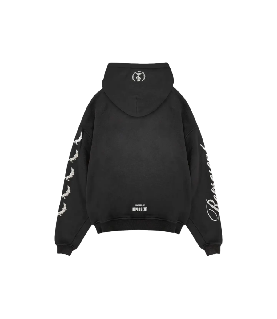 Represent Clo World Championship Hoodie 'Stained Black'