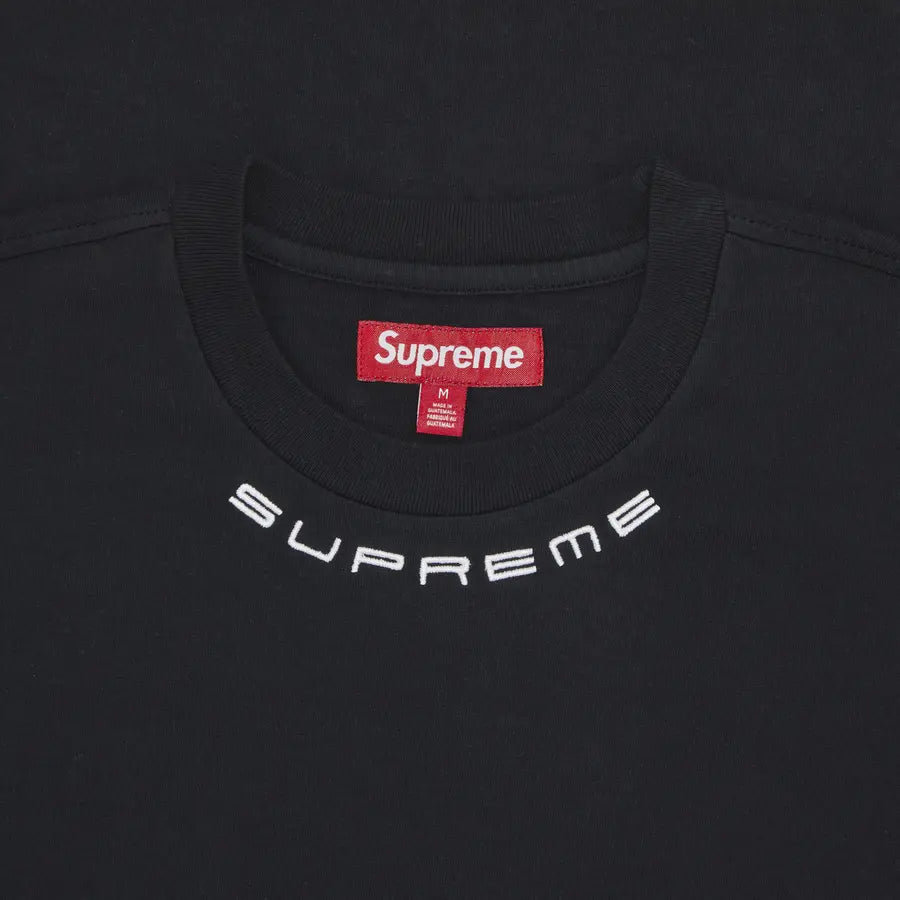 Supreme Collar Logo Long-Sleeve Top
