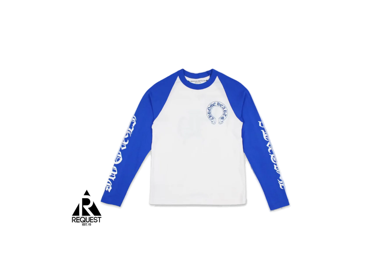 Chrome Hearts CH Baseball Shirt White/Blue